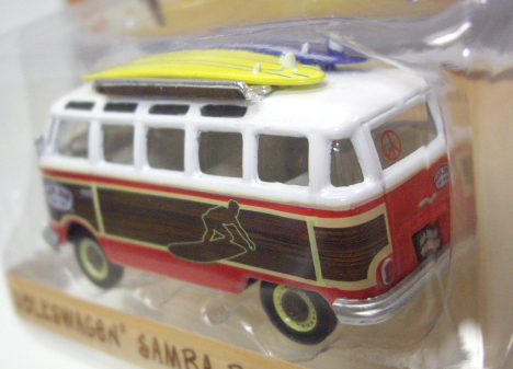 画像: 2016 GREENLIGHT "RON JON SURF SHOP" STORE EXCLUSIVE 【VOLKSWAGEN SAMBA BUS "WOODY"】 WHITE-RED/RR