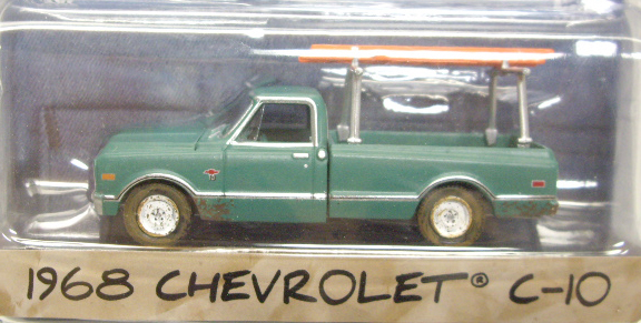 画像: 2016 GREENLIGHT BLUE COLLAR COLLECTION S1 【1968 CHEVROLET C-10】 FLAT GREEN/RR