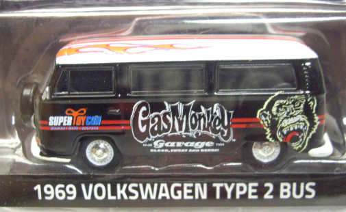 画像: 2016 GREENLIGHT SUPER TOY CON EXCLUSIVE 【1969 VOLKSWAGEN TYPE 2 BUS】 BLACK/RR (GAS MONKEY GARAGE)