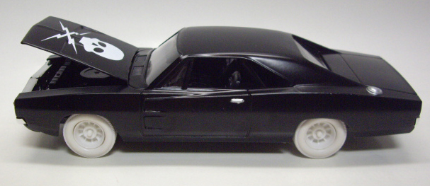 画像: 1/24  JOHNNY LIGHTNING - SPECIAL EDITION "ERTL COLLECTIBLES" 【"DEATH PROOF" 1969 DODGE CHARGER】 BLACK/RR (WHITE LIGHTNING)