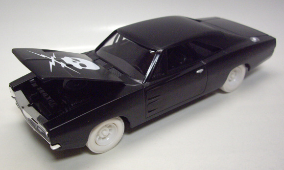 画像: 1/24  JOHNNY LIGHTNING - SPECIAL EDITION "ERTL COLLECTIBLES" 【"DEATH PROOF" 1969 DODGE CHARGER】 BLACK/RR (WHITE LIGHTNING)