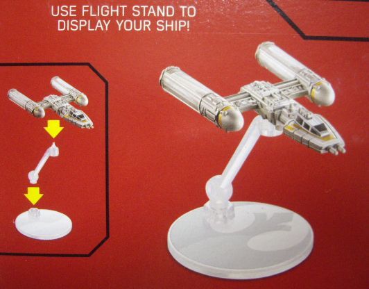 画像: 2017 HW STAR WARS STARSHIP 【Y-WING FIGHTER GOLD LEADER】　WHITE (2017 CARD)