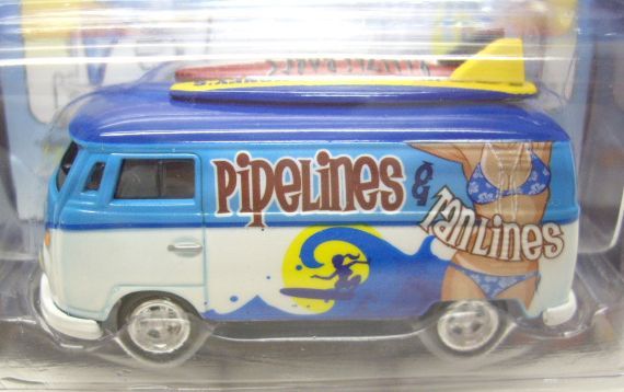 画像: 2016 JOHNNY LIGHTNING - STREET FREAKS S2 【1964 VW TYPE 2 TRANSPORTER】 BLUE-WHITE (SURF RODS)