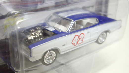 画像: 2016 JOHNNY LIGHTNING - STREET FREAKS S2 【1966 DODGE CHARGER】 WHITE-BLUE (THE SPOILERS)