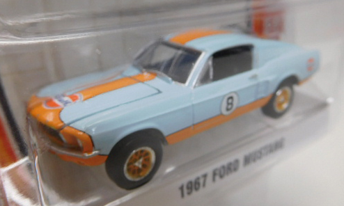 画像: 2016 GREENLIGHT GL MUSCLE S16 【1967 FORD MUSTANG (GULF)】 LT.BLUE/RR