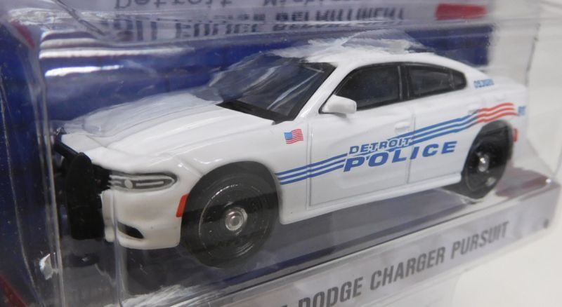 画像: 2016 GREENLIGHT HOT PURSUIT S20 【2015 DODGE CHARGER PURSUIT】 WHITE/RR (DETROIT POLICE DEPARTMENT) 