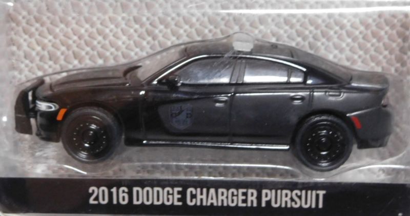 画像: 2016 GREENLIGHT BLACK BANDIT SERIES15 【2016 DODGE CHARGER PURSUIT】 BLACK/RR