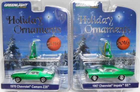 画像: 2016 GREENLIGHT HOBBY EXCLUSIVE HOLIDAY ORNAMENTS 【6種セット】 