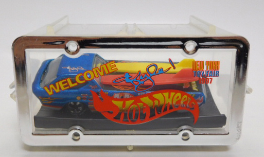 画像: 1997 NEW YORK TOY FAIR 【"KYLE PETTY" DEORA】　RACE TEAM BLUE/BW