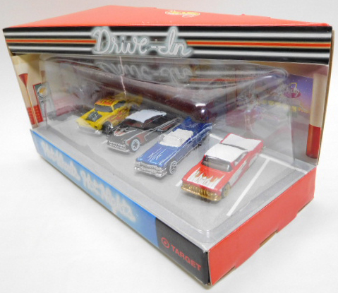 画像: 2000 TARGET EXCLUSIVE DEIVE-IN【HOT NIGHTS 4CAR SET】 '57 CHEVY/PURPLE PASSION/1959 CADILLAC ELRORADO/1959 IMPALA LOWRIDER