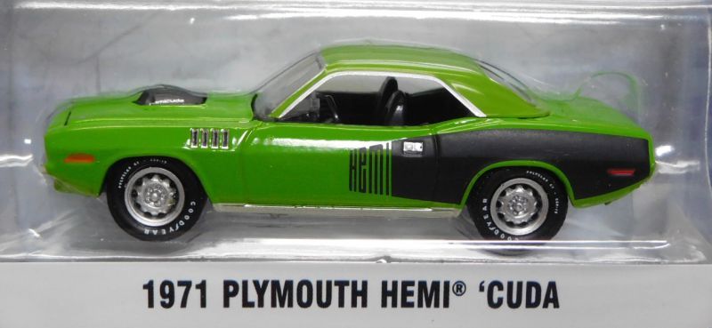 画像: 2017 GREENLIGHT GL MUSCLE S18 【1971 PLYMOUTH HEMI 'CUDA】 GREEN/RR 