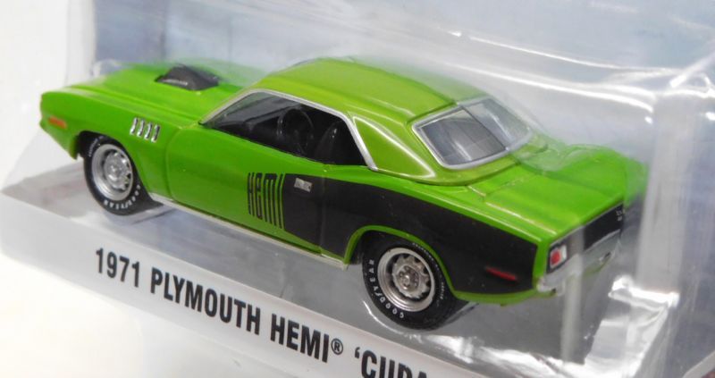 画像: 2017 GREENLIGHT GL MUSCLE S18 【1971 PLYMOUTH HEMI 'CUDA】 GREEN/RR 