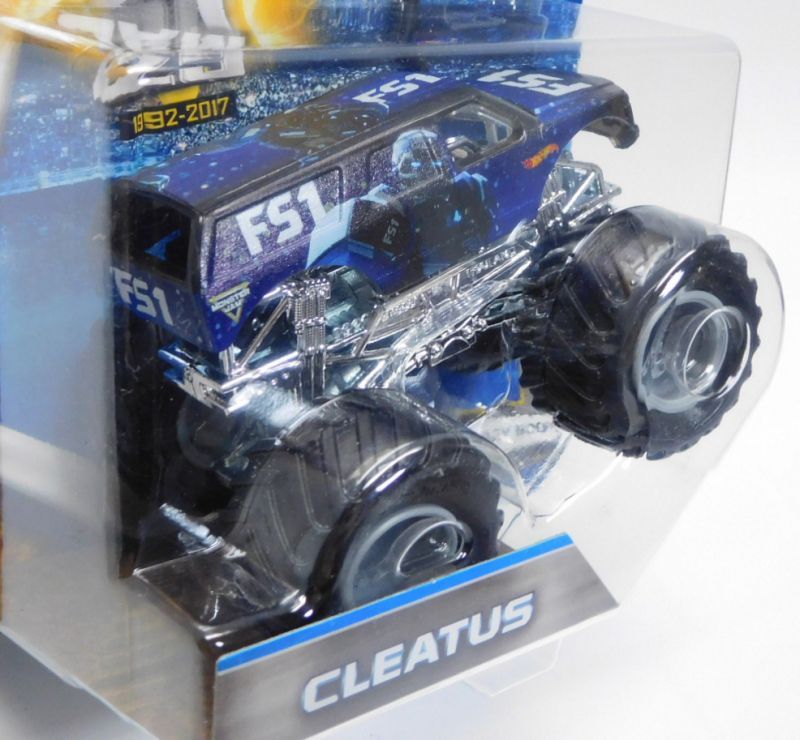 画像: 2017 MONSTER JAM includes TEAM FLAG! 【CLEATUS】 CLAR BLACK (X-RAY BODY)