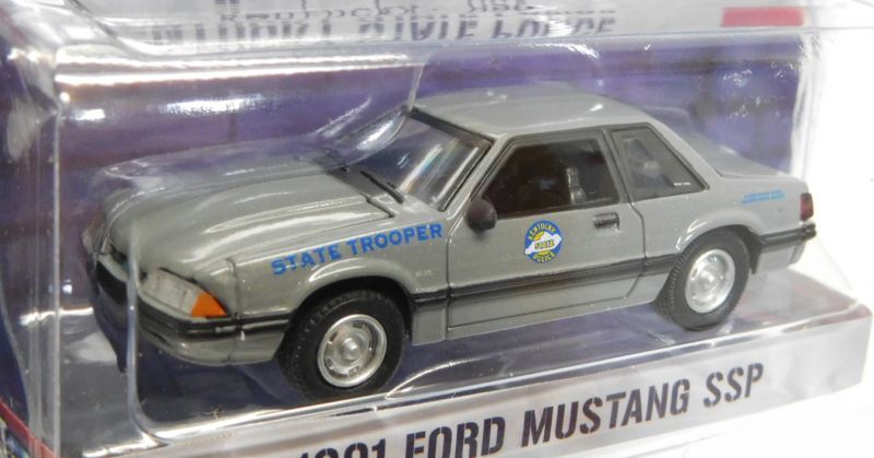 画像: 2017 GREENLIGHT HOT PURSUIT S23 【1991 FORD MUSTANG SSP】 DK.GRAY/RR (KENTUCKY STATE POLICE)