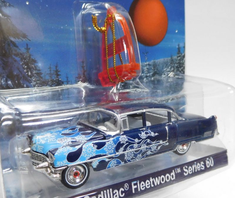 画像: 2017 GREENLIGHT HOLIDAY ORNAMENTS S2 【1955 CADILLAC FLEETWOOD SERIES 60】 NAVY/RR