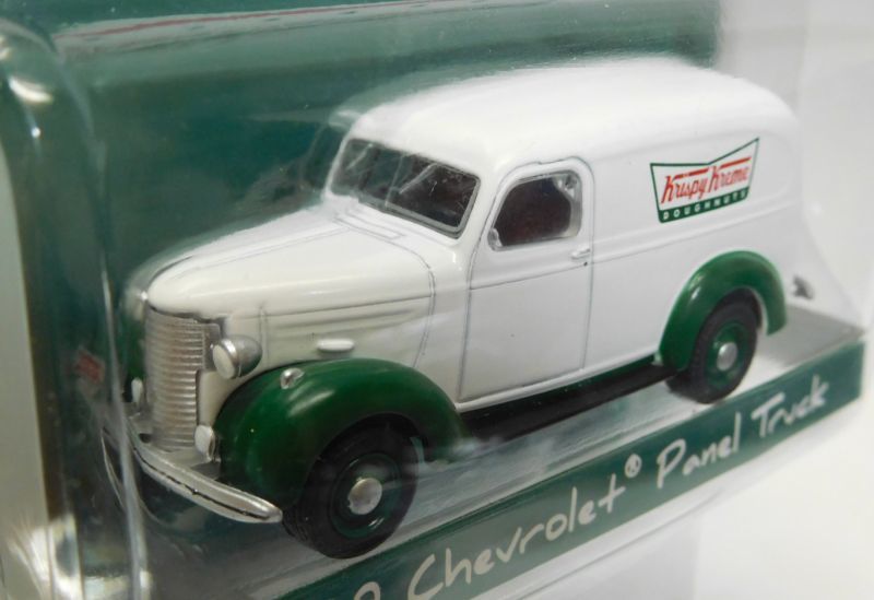 画像: 2018 GREENLIGHT BLUE COLLAR COLLECTION S3 【"KRISPY KREME DOUGHNUTS" 1939 CHEVROLET PANEL TRUCK】 WHITE-GREEN/RR 