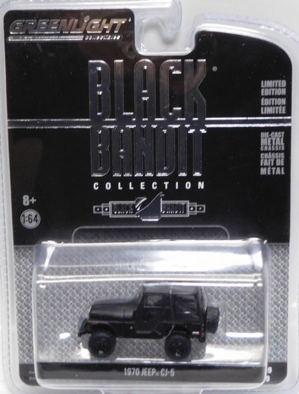 2018 GREENLIGHT BLACK BANDIT SERIES19 【1970 JEEP CJ-5】 FLAT BLACK/RR