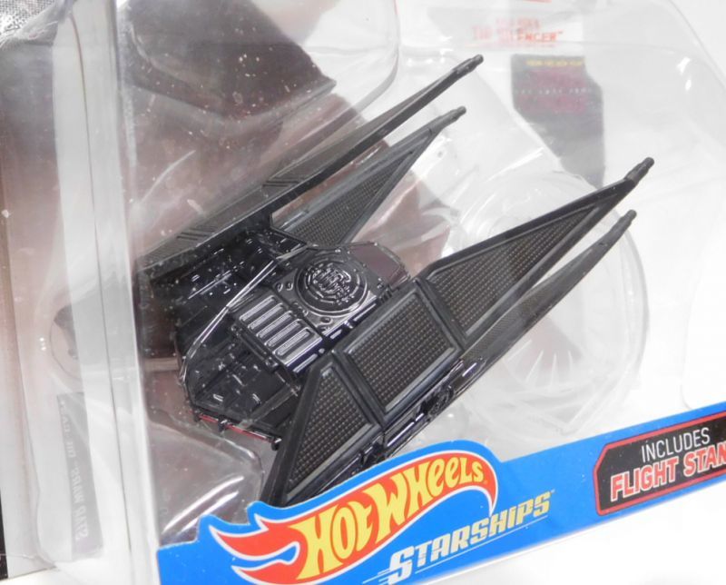 画像: 2018 HW STAR WARS STARSHIP 【KYLO REN'S THE SILENCER】　BLACK (2018 WHITE CARD)