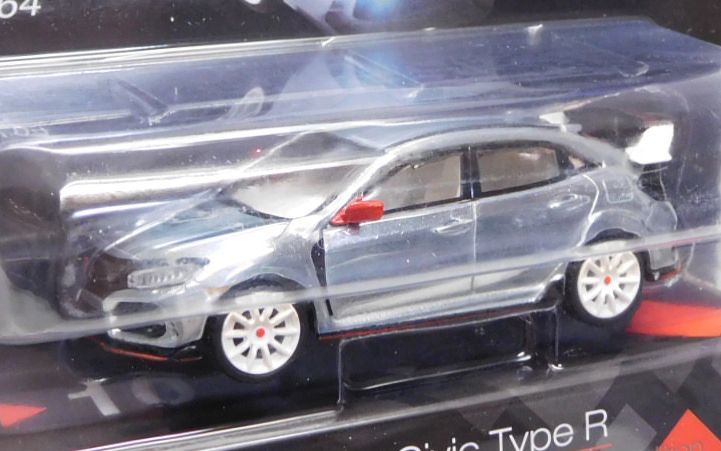 画像: 2018 TSM MODELS - MINI GT "MIJO EXCLUSIVE" 【HONDA CIVIC TYPE-R (左ハンドル仕様）】 ZAMAC/RR (CHASE)