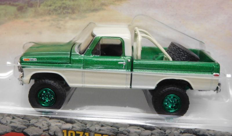 画像: 2019 GREENLIGHT ALL-TERRAIN S7 【1971 FORD F-100】 GREEN-BEIGE/RR (GREEN MACHINE)