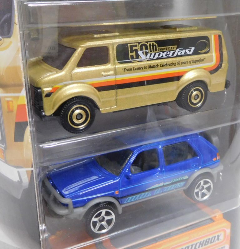 画像: 2019 MATCHBOX 5PACK 【SERVICE SQUAD】Bulldozer/Hail Cat/Chevy Van/'90 Volkswagen Golf Country/Desert Thunder V16