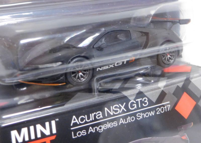 画像: 2019 TSM MODELS - MINI GT 【"MIJO EXCLUSIVE" HONDA NSX GT3 - LOS ANGELS AUTO SHOW 2017】 FLAT BLACK/RR （予約不可）