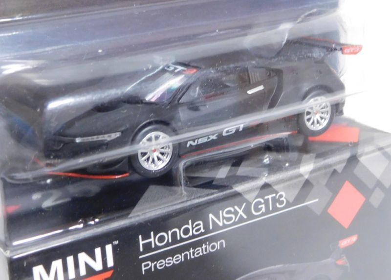 画像: 2019 TSM MODELS - MINI GT 【"MIJO EXCLUSIVE" HONDA NSX GT3 - PRESENTATION】 FLAT BLACK/RR （予約不可）