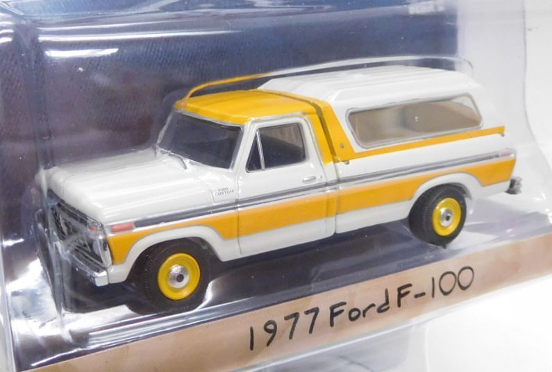 画像: 2019 GREENLIGHT BLUE COLLAR COLLECTION S5 【1977 FORD F-100】 WHITE-YELLOW/RR 