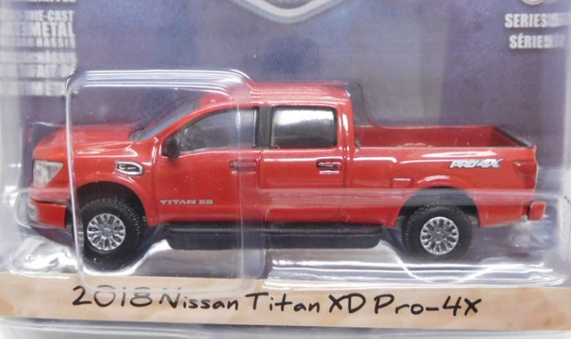 画像: 2019 GREENLIGHT BLUE COLLAR COLLECTION S5 【2018 NISSAN TITAN XD PRO-4X】 RED/RR 