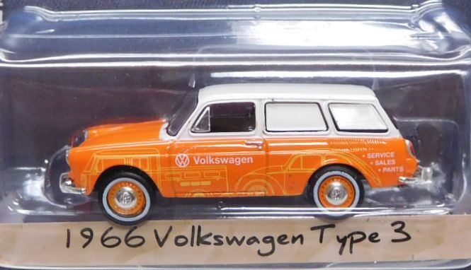 画像: 2019 GREENLIGHT BLUE COLLAR COLLECTION S5 【1966 VOLKSWAGEN TYPE 3】 ORANGE-WHITE/RR 