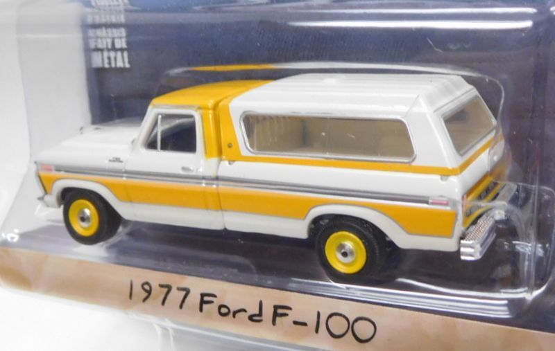 画像: 2019 GREENLIGHT BLUE COLLAR COLLECTION S5 【1977 FORD F-100】 WHITE-YELLOW/RR 