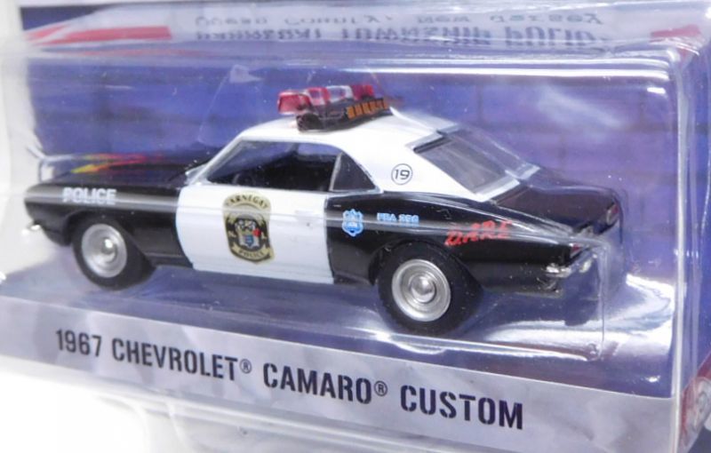 画像: 2019 GREENLIGHT HOT PURSUIT S30 【1967 CHEVROLET CAMARO CUSTOM】 BLACK-WHITE/RR (BARNEGAT TOWNSHIP POLICE)