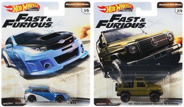 画像: 2019 HW PREMIUM  FAST & FURIOUS 【Dアソート"FURIOUS OFF-ROAD" (10個入り）】(お取り置き不可）