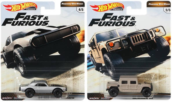 画像: 2019 HW PREMIUM  FAST & FURIOUS 【Dアソート"FURIOUS OFF-ROAD" (10個入り）】(お取り置き不可）