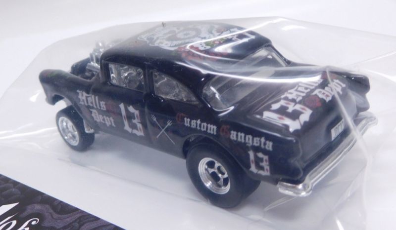 画像: HELLS DEPT 2019 - JDC13 【'55 CHEVY BEL AIR GASSER (カスタム完成品)】 BLACK(13)/RR（送料サービス適用外）