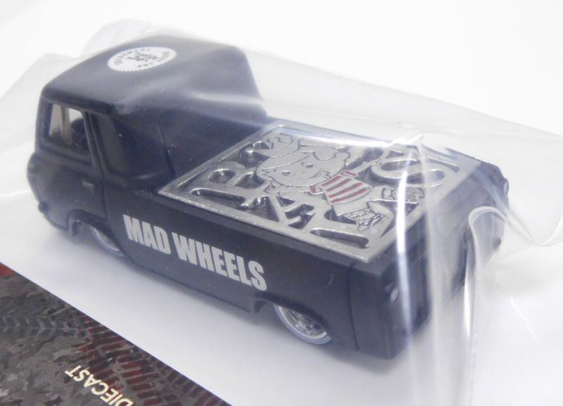 画像: MAD WHEELS (マッドホイール） 【60's FORD ECONOLINE with "MADDYくん" トノカバー (カスタム完成品）】FLAT BLACK/RR(WT) （送料サービス適用外） 