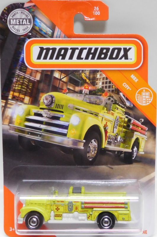 seagrave fire engine matchbox