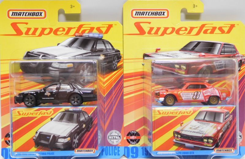 画像: 2020 MATCHBOX SUPERFAST 【Bアソート 5種セット】1971 NISSAN SKYLINE 2000 GTX/1963 CHEVY C10 PICKUP/2018 RANGE ROVER VOGUE SE/2006 FORD CROWN VICTORIA POLICE/1936 FORD SEDAN CUSTOM