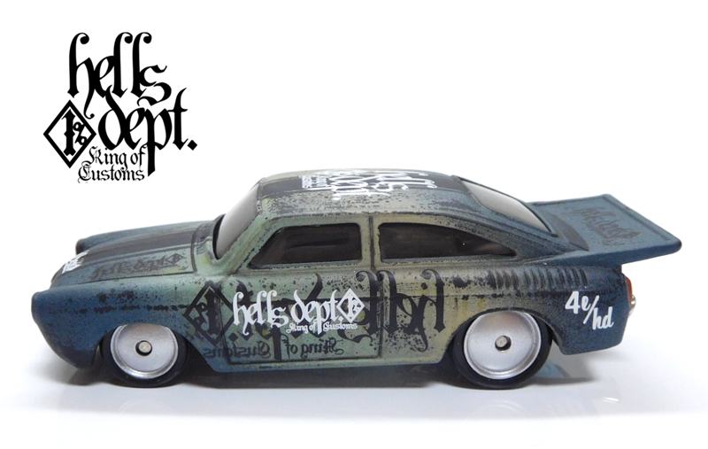 画像: HELLS DEPT 2020 - カツヌマ製作所 - HOZUKI 【'65 VOLKSWAGEN FASTBACK (カスタム完成品）】グラデ－ション FLAT BLACK-GRAY/RR （送料サービス適用外）