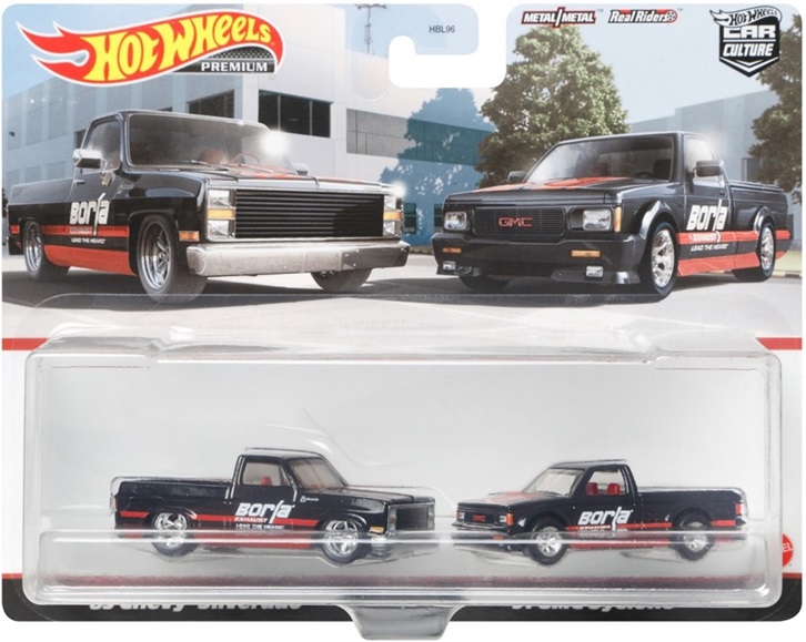 画像: 2021 HW CAR CULTURE "PREMIUM 2PACK" 【'83 CHEVY SILVERADO/'91 GMC SYCLONE】BLACK/RR