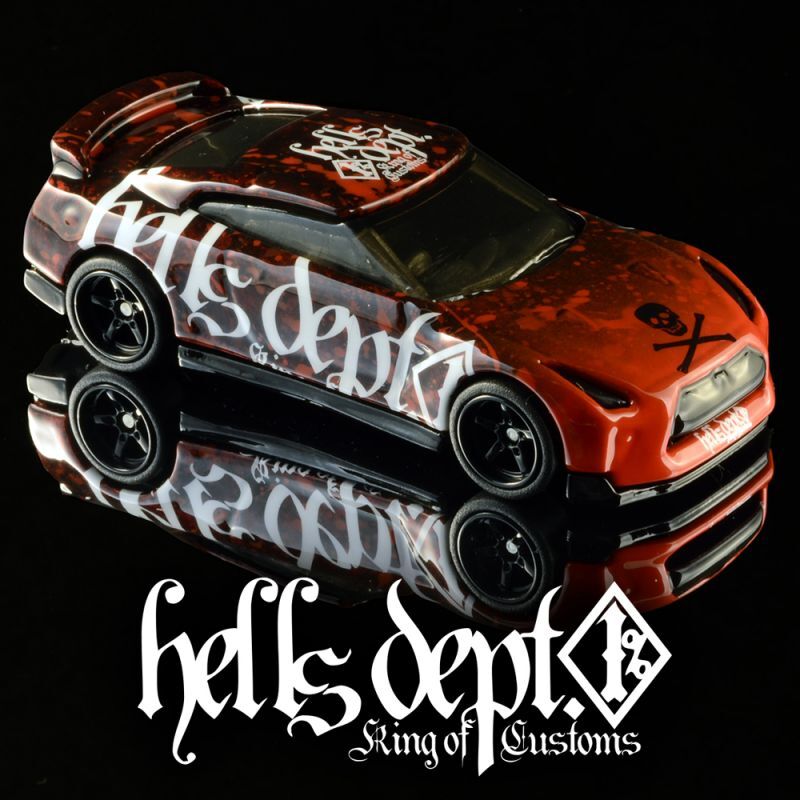 画像: HELLS DEPT 2021 - DOUBLE LOSER[S] 【"HELLS-R35" '17 NISSAN GT-R (R35) (カスタム完成品）】RED-BLACK/RR （送料サービス適用外）