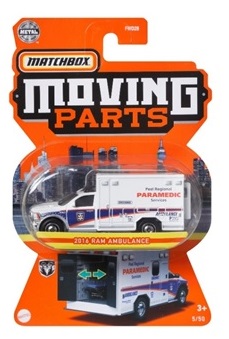 画像: 【2022 MATCHBOX MOVING PARTS　"A"アソート 8個入り】ランドローバー レンジローバー イヴォーク/2016 ラム アンビュランス/1965 フォルクスワーゲン タイプ3 ファストバック/1965 ランドローバー ジェンII ピックアップ/2016 シェビー カマロ