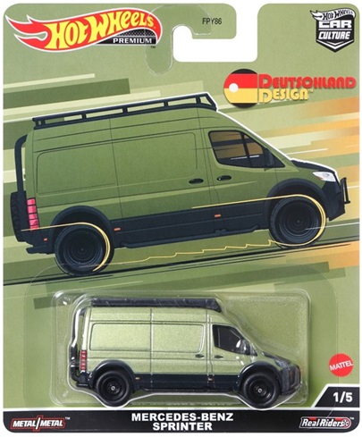 画像: 2022 HW CAR CULTURE "DEUTSCHLAND DESIGN" 【MERCEDES-BENZ SPRINTER】OLIVE/RR