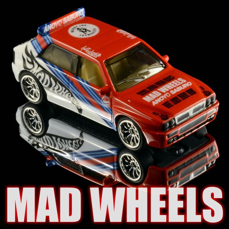 画像: 【予約】PRE-ORDER - MAD WHEELS (マッドホイール） 【MAD STRIPE LANCIA DELTA (カスタム完成品）】 RED/RR (送料サービス適用外) (6月下旬入荷予定)