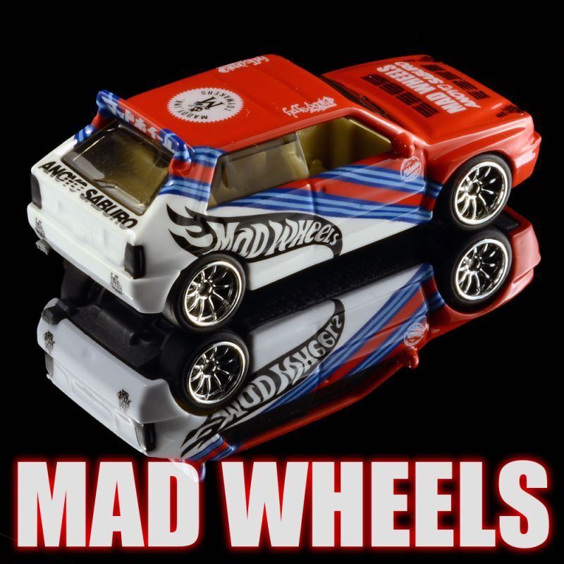 画像: 【予約】PRE-ORDER - MAD WHEELS (マッドホイール） 【MAD STRIPE LANCIA DELTA (カスタム完成品）】 RED/RR (送料サービス適用外) (6月下旬入荷予定)