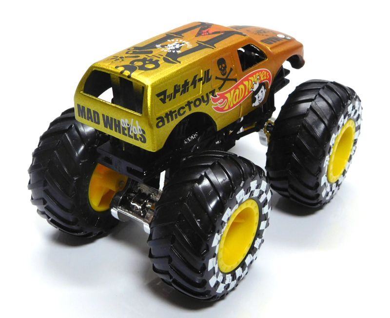 画像: MAD WHEELS (マッドホイール） 【HW MONSTER TRUCK (カスタム完成品）】ORANGE-YELLOW （送料サービス適用外） 