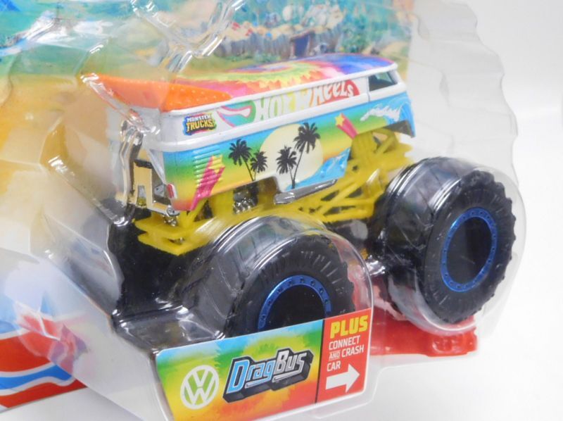 画像: 2022 HW MONSTER TRUCKS!  【VW DRAG BUS】 WHITE-TROPICAL(予約不可）