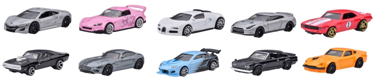 画像: 【仮予約】PRE-ORDER - 2023 HW FAST & FURIOUS 【ワイルド・スピード テーマ Cアソート　10個入り】'17 アキュラ NSX/ホンダ S2000/ブガッティ・ヴェイロン/2009 日産 GT-R/'69 カマロ/'70 ダッジ・チャージャー RT/'15 メルセデス-AMG GT/マツダ RX-8/1971 日産スカイライン H/T 2000 GT-R/ダットサン 240Z カスタム(9月下旬入荷予定）