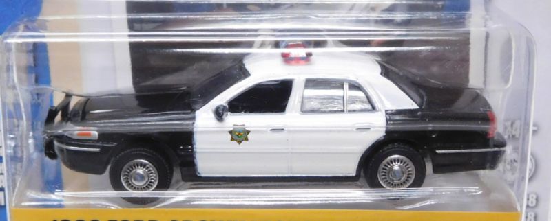 画像: 2023 GREENLIGHT HOLLYWOOD SERIES 38 【1998 FORD CROWN VICTORIA INTERCEPTOR】BLACK-WHITE(RENO911!) 