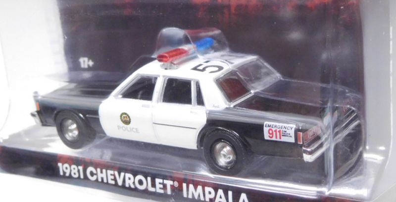 画像: 2023 GREENLIGHT HOLLYWOOD SERIES 39 【1981 CHEVROLET IMPALA】BLACK-WHITE (BEVERLY HILLS COP)